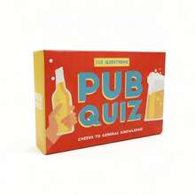 100 QUESTIONS PUB QUIZ CHEERS TO GENERAL KNOWLEDGE!Fun Drinking Card Game,Perfect For Friends And Family Gathering, Holiday Party,New Year's Gifts, Valentine's Day Gifts - Multicolor - View 7