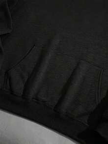 Women Winter ClothesEWH Distressed Washed Cotton Round Neck 270g Double-Sided Printing Men's Hoodie With Soft And Breathable Fabric, Presenting Neon - Black 2 - 查看 4