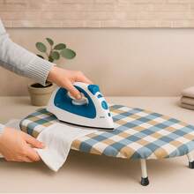 Portable Desktop Ironing Board – Foldable Design With Non-Slip Legs - Blanco y Negro - Ver 7