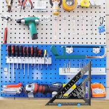 Tall Stair Gauges For Framing Square With Holder And Hook Framing Jig For Speed Square Framing Square Stops For Circular Saw Carpentry Squares - Blue - View 8