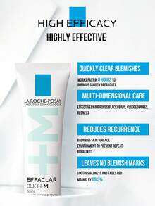 La Roche Posay Effaclar Duo+M Anti-Imperfections Multi-Corrective Care, Triple Correction Anti-Imperfections, Fast-Acting, Blackhead and Pimple Treatment, Niacinamide and Salicylic Acid Formula, With  Thermal Spring Water, Oil-Free and Non-Comedom and Nonly fors sand Sier, - 理膚泉清痘多重調理精華乳40mL - 查看 6