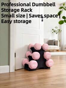 Heavy Duty Dumbbell Rack - Sturdy And Durable Design, Space-Saving, Suitable For Home Gym, Commercial Gym, Garage - Organize And Protect Fitness Equipment - Ideal For Personal Trainers And Fitness Enthusiasts - Black, Gym Organization, Compact Storage Rack, Robust Frame, Weight Plate Storage, Gym Owner - Multicolor - View 2