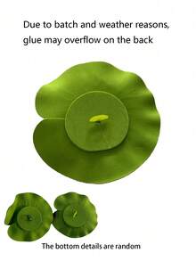 5pcs Artificial Lotus Leaves, Floating Lotus Flower Decor, Fake Lotus, Pond Decoration Fake Flowers, Floating Foam Lotus, Simulated Real Lotus Leaves, Suitable For Garden Pond Aquarium Decor, With Lotus Leaves Artificial Floating Foam Lotus, Realistic Decoration, Suitable For Home Garden Pond Decor, Diwali, Easter, Christmas - Multicolor - View 12