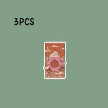 Pegatina impermeable de vinilo para el coche, la computadora o el vaso de agua con diseño de tarot con aroma a calabaza - Multicolor - Ver 12