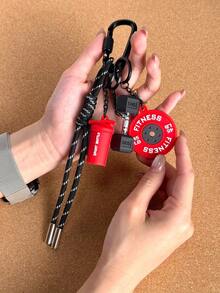 Casual Cartoon Creative Daily Versatile Bag Charm Keychain