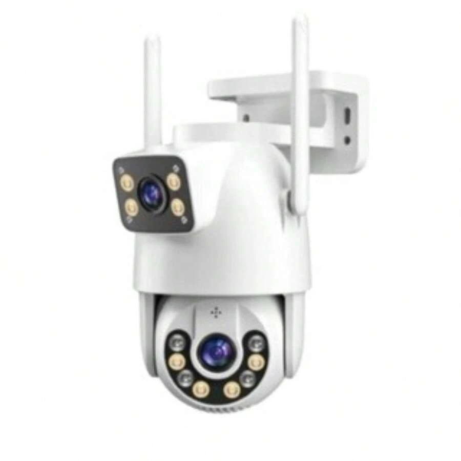 Câmera De Segurança a Prova de água Lente Dupla APP ICSEE IP66 Camera IP WiFi 360 Sensor Visão Noturna Externa - 3 Unidade ICSEE - Visão 1