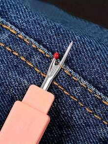 1/2/4pcs Dual-Purpose Threader And Ripper, Portable Sewing Tools With Thread Cutter, Button Hole Opener, Colorful Threader, Puller, Sewing Assist Tool For Elderly - Multicolor - View 3