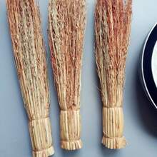 Natural Floristic Ears Of Sorghum Dish Brush, Scrub Brush For Cleaning Kitchen And Washing Dishes, For Sink, Pots, Pans, Cleaning Brushes Tools