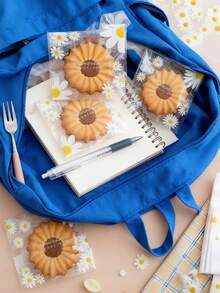 Transparent Bear Packaging Bags, Self-Sealing Bags For Baking Cookies & Brittle Candy, Self-Sealing Bags For Cookies & Candies, Single Piece Bags, Non-Stick Bags For Baking Cookies & Snacks, Cookie & Food Packaging, Thanksgiving Gifts, Christmas Gifts, Halloween Gifts, Valentine's Day Gifts, New Year Gifts