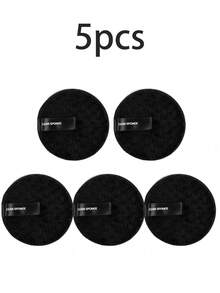 5pcs/1pc Makeup Remover Puff Reusable Makeup Remover Pads For Gently And Effectively Removing Everyday Makeup, Including Foundation, Mascara, Eyeshadow, And Lipstick - Black - View 14