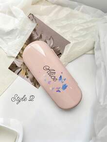 定制姓名眼镜盒，个性化太阳镜盒，定制硬壳眼镜盒，男女通用可定制眼镜盒，硬质太阳镜盒，生日礼物，周年纪念，旅行，便携防压，送给他/她，男朋友，女朋友，家人，学生，上班族，祖父母，学校，家庭，工作场所，定制眼镜配件，复古服饰 - 彩色 - 查看 9