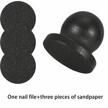 1个木制宠物指甲锉，狗狗美容工具，可拆卸家用指甲磨甲器/钳子，可更换磨头 - 彩色 - 查看 13