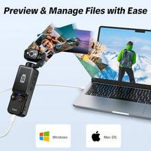 W&O 2025 New Portable 1MP Digital Camera With 4K Video, 16x Zoom & 180° Rotating Lens - Night Mode, Autofocus, Flash - Supports 32GB SD Card, 2000mAh Battery - Ideal Halloween Christmas Gift - Perfect For Travel & Portraits - màu đen - Xem 9