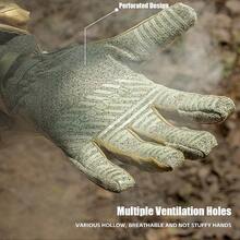 Tactical Skeleton Bone Gloves Military Men Hunting Cycling Shooting Work Gloves - Black - View 9