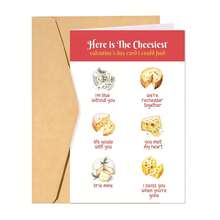 Funny Cheesy Valentine's Day Card - Playful Cheese-Themed Card With Envelope | Perfect For Him/Her, Husband, Wife, Fiancé - Hilarious Anniversary & Romantic Birthday Card - Ideal Valentine's Day Gift-1PC - Multicolor - View 4