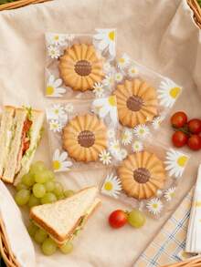 饼干包装袋、月饼包装袋、糖果包装袋、雪花糕点包装袋、糖霜圆点包装袋、自粘袋、自封袋、烘焙包装袋 - 彩色 - 查看 9