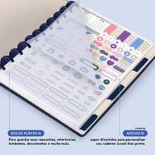 Disco Notebook + Iscool Hardcover 140 Sheets Smart Solid Colors - Navy Blue - View 4