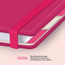 Disco Notebook + Iscool Hardcover 140 Sheets Smart Solid Colors - Hot Pink - View 10