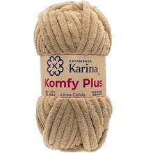 ESTAMBRE KOMFY PLUS PAQ 5 MADEJAS 100 GRS C/u COLOR POR PAQUETE ESTAMBRES KARINA - 30 Nuez - Ver 2