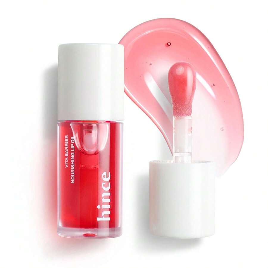 hince Vita Barrier Nourishing Lip Oil 01 Kingsberry 4.5ml - Nourishing Lip Moisturizer For Dry Lips, Lip Gloss, Hydrating And Moisturizing Lip Glow Oil, Non-Sticky Long Lasting Lip Oil Gloss - 01 金斯伯里 - 查看 1