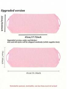 Esponja larga exfoliante para la espalda con mango, exfoliante corporal lavable con correa extensible para la ducha, toalla exfoliante japonesa, esponja coreana, regalo del Día de la Madre