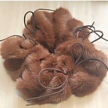 Elastic de păr pufos cu grosime de 6,88 in/17,5 cm pentru femei, elastic de păr elegant de înaltă calitate, culoare solidă, versatil pentru zi cu zi, casual, petrecere, naveta, vacanță, coadă de cal, , spălarea feței, machiaj, accesoriu de ținută, elastic de păr elastic