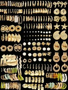 Bộ 32/20/10 khuyên tai nữ, màu vàng, thanh lịch và thời trang, thiết kế hình học rỗng, ngọc trai giả, bướm, trái tim, khuyên tai vòng xoắn, thích hợp cho phụ nữ đeo hàng ngày, tiệc tùng, ngày lễ, giáng sinh, quà tặng ngày lễ tình nhân cho gia đình, bạn gái (giao hàng ngẫu nhiên) - Nhiều màu - Xem 1