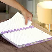 Disco Notebook + Iscool Hardcover 140 Sheets Smart Solid Colors - Lilac Purple - View 11