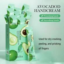 SADOER Conjunto De Regalo De 20 Piezas De Crema De Mano Con Aroma De Durazno, Conjunto De Crema De Mano De Aguacate/toronja/durazno, Hidratación Profunda, Refinación De Los Poros, Tensión De La Piel, Reduce Las Líneas Finas En Las Manos Secas Y Ásperas - Blanco - Ver 5