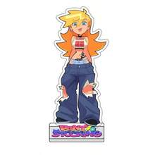 2个15厘米动漫《吊带袜天使》带吊袜带亚克力立牌，动漫模型手办摆件，桌面装饰 - 生日礼物、圣诞礼物、万圣节礼物，完美礼物 - 彩色 - 查看 17