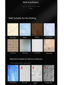 12/6/3 件粘钩、衣帽钩、粘性衣架、壁挂式挂钩，用于悬挂包包、毛巾、丝瓜络、钥匙、帽子、厨房、浴室，铝铁材质，高品质 - 彩色 - 查看 6