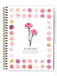 1PC Watercolor Workbooks Coloring Book Multiple Options Available Easy Nature Scenes Paint Art Crafts Beginner Friendly Painting Kit Exploration Adults Teens - Nhiều màu - Xem 11