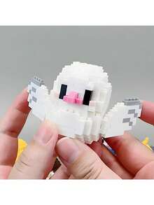 迷你鹦鹉积木套装，儿童生日礼物，动物拼装模型，迷你积木鸟类系列玩具