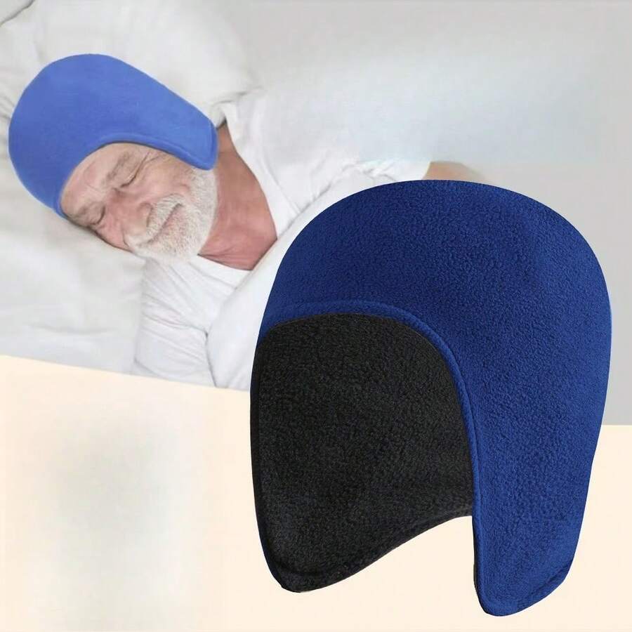 1顶冬季保暖帽，睡眠帽，骑行头套，耳罩，防风防寒帽，睡眠保暖帽 - 彩色 - 查看 1