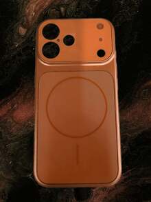 Magnetic Instant For IPhone 17-Style Upgrade: Original Large Window Magnetic Case Compatible With Iphone 17/ 16/ 15/ 14/ 13 Air/ 17 Pro Max – Wireless Charging Compatible, Matte Texture - Orange - View 36