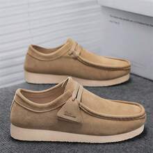 Men's Slip-On Loafers, Breathable Non-Slip Comfortable Casual Shoes - Khaki - View 3