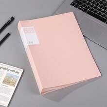 A4 File Folder With 30 Transparent Sleeves, Document Organizer Binder For Office, Exam Papers - Multicolor - View 11