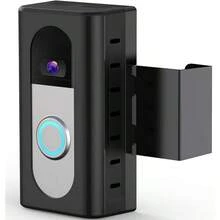 AWYYKIMILAR Anti-Theft Video Doorbell Mount Compatible With Ring/Blink Wireless Video Doorbell Adjustable Mounting Bracket Accessories For Houses Apartments Businesses Not For Security Door - màu đen - Xem 1