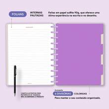 Disco Notebook + Iscool Hardcover 140 Sheets Smart Solid Colors - Lilac Purple - View 5