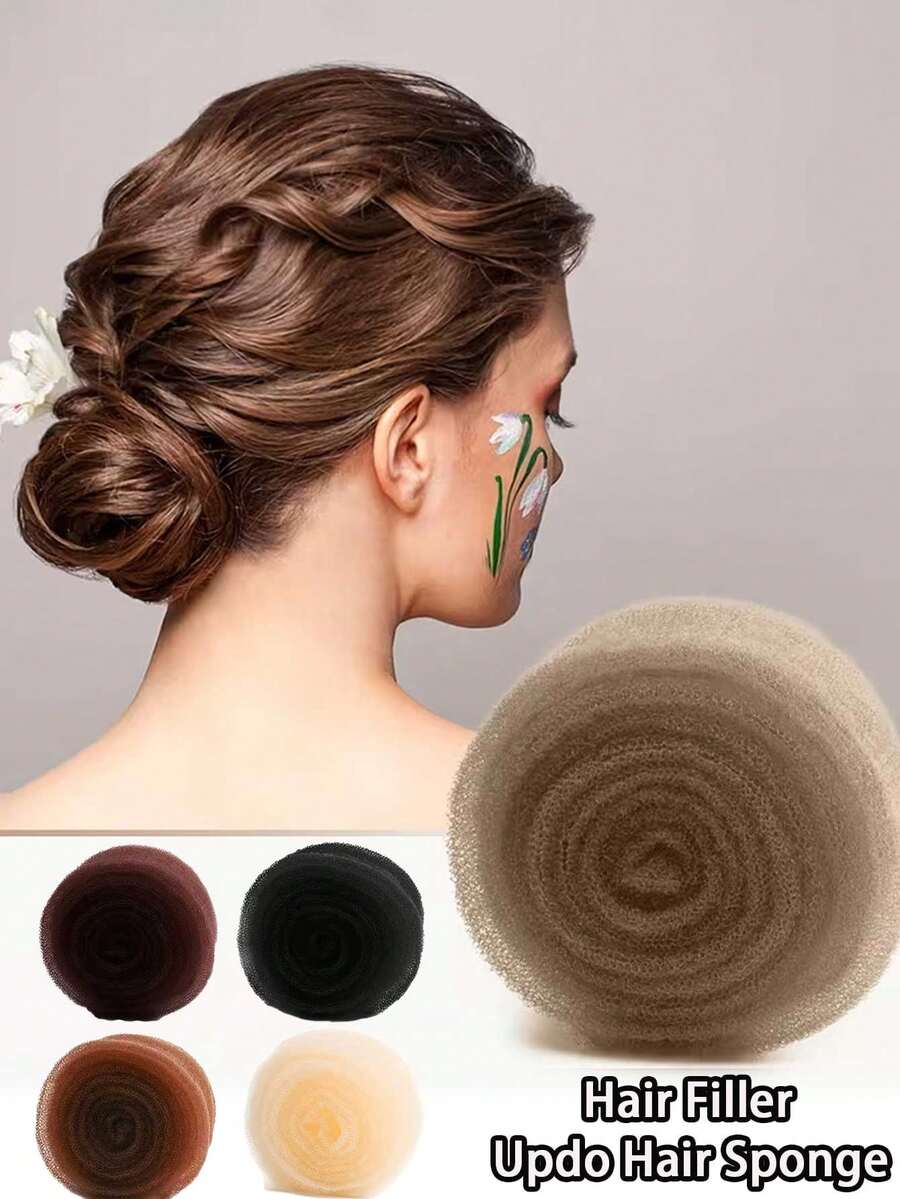 Hair Filler, Updo Hair Sponge, Volume Insert For Parties And Weddings, Wedding Hair Filler, Wedding Hair Sponge - Multicolor - View 1