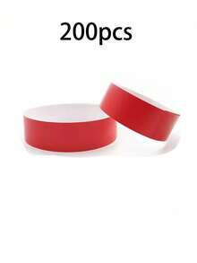 1000/200/100pcs/10pcs/Set Waterproof Paper Wristbands, Colorful Wrist Bands For Sports, Parties, Competitions, Colored Wristbands, Paper Wristbands For Events, Parties, Concerts, Music Festivals, Markets, Clubs, Sports, Holidays - Multicolor - View 18