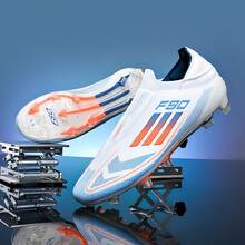 Men's Football Shoes, Women's Football Shoes, Suitable For Both Men And Women, AG/FG Nail Shoes, Youth Football Boots, Lightweight Professional Training Shoes - White - View 8