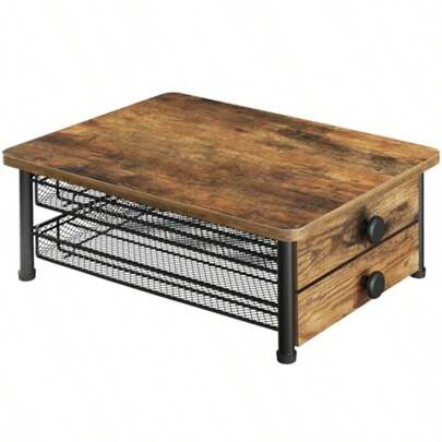 Soporte para cajones de cafe organizador de almacenamiento de capsulas de cafe de 70 capacidades cajon de capsulas de cafe de 2 niveles para taza K para cocina en casa cafe rustico