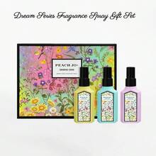 Dreamlike Floral Fragrance Mist Set, Limited Edition Aromatherapy Air Freshener For Indoor/Outdoor, Multi-Layer Uplifting Mist With Long-Lasting Natural Fresh And Alluring Essence, Releasing Elegant Jasmine, Gardenia And Lavender Scent, Ideal Gift For Dates, Parties, Gatherings, Travel, Holidays, Home, Hotel, Office