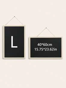 1pc Magnetic Chalkboard Makeup Organizer, Magnetic Chalkboard Wall, Fridge Magnet Display Board, Makeup Wall Chalkboard, Chalkboard Wall Organizer, Memo Board, Decorative Magnetic Photo Wall, Small Chalkboard For Writing - Black - View 9