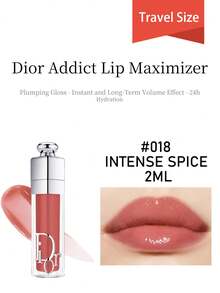 Christian Dior ​​Travel-Size Dior Addict Lip Maximizer Lip Plumping Gloss - Instant And Long-Term Volume Effect - 24h Hydration #018-Intense Spice 2ml/0.07oz. - #018-intense Spice - View 1