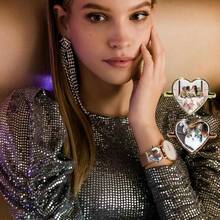 15 Pack Sublimation Watch Charm Blanks Heat Transfer Heart Watch Band Charms Person.Alized Photo Jewelry Charm Blank For Women Men DIY Picture Crafts Heart,3Color - 3 màu - Xem 3