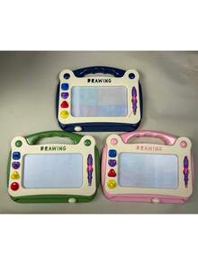 儿童涂鸦画板、儿童美术绘画玩具、益智玩具、男孩女孩学习教育玩具、磁铁、儿童书写/绘画板用品、生日礼物 - 彩色 - 查看 11