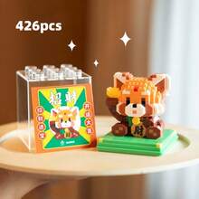 300+ Pcs Maneki-Neko (Lucky Cat) Animal Building Blocks, DIY Lucky Cat Building Blocks, Animal Assembly Blocks, Birthday Gift, Assembly Hobby Desktop Decor, Living Room Decor, Office Desktop Decor, Christmas Gift, Holiday Gift