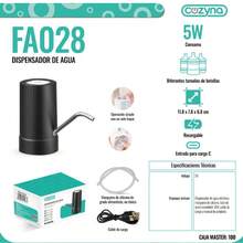 Extractor de agua para garrafas de agua, compatible con carga USB, extractor de agua automático, práctico, con dos modos de toma de agua: manual y programado, ideal para dormitorios, salones, oficinas, uso al aire y otros escenarios. - Negro - Ver 4